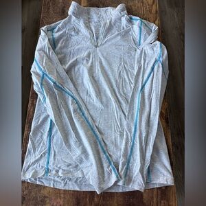 TASC Performance MosoTech Women’s Bamboo Grey Pullover 1/4 Zip Top M